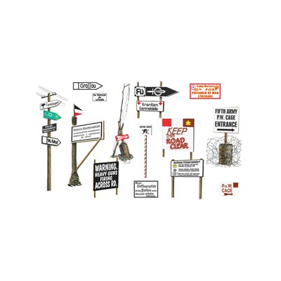 ITA6527 WWII ROAD SIGNS 1/35 *