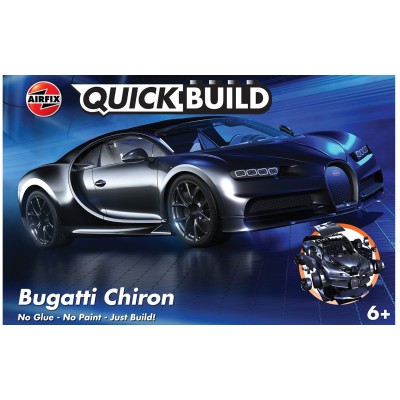 AIR6025 BUGATTI CHIRON, Quickbuild, black