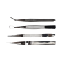 EXE30416 4pc TWEEZER SET