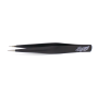 EXE30422 HOLLOW HANDLE TWEEZERS,black 4.5"