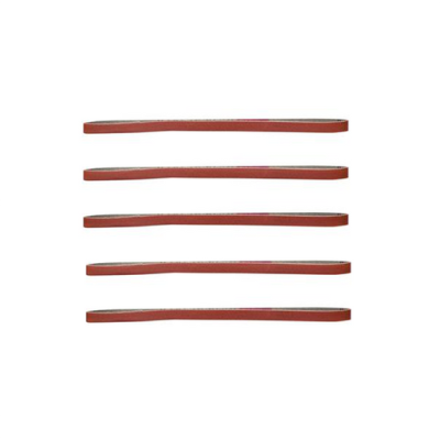 EXE55679 5 ASSORTED SANDING BELTS