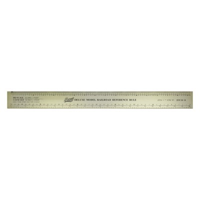 EXE55778 DELUXE RAILROAD RULER 12"