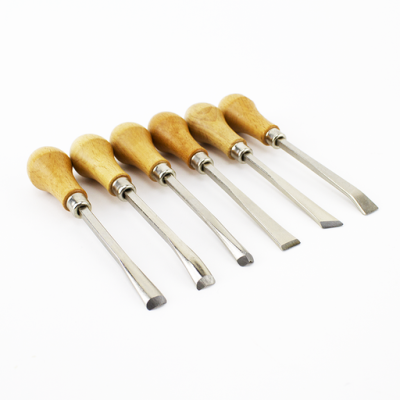 EXE56010 6pc. WOODEN HANDLE CARVING SET