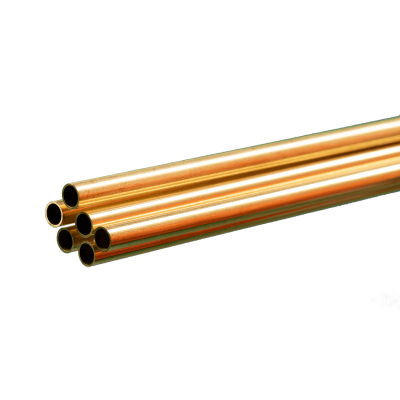 KSE1147 ROUND BRASS TUBE (6/pk )3/16 *1