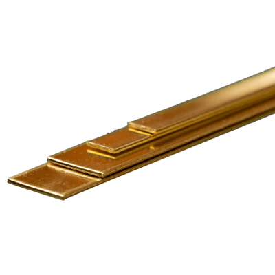 KSE5078 BRASS STRIPS .032,1/4,1/2 BEND (4pc) *5