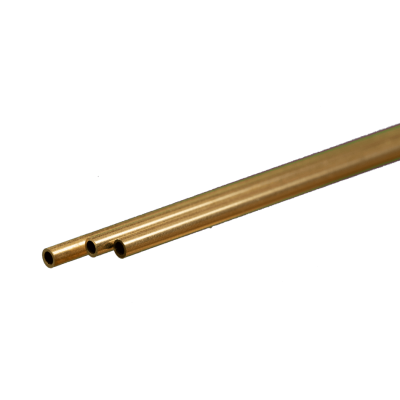 KSE8126 ROUND BRASS TUBE 3/32 (3pc/card) *5