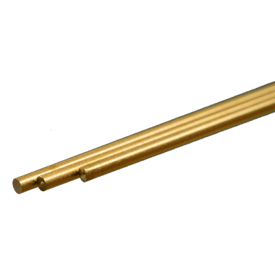 KSE8168 SOLID BRASS ROD .081 (3pc/card) *5