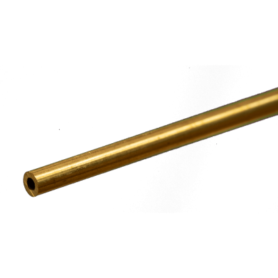 KSE8205 ROUND BRASS TUBE 1/8 OD .029 WALLx 12" *1