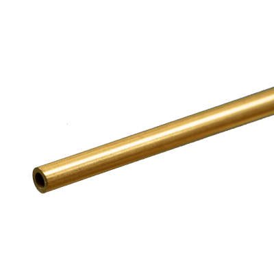KSE8206 ROUND BRASS TUBE 5/32 .029 WALL X 12" *1
