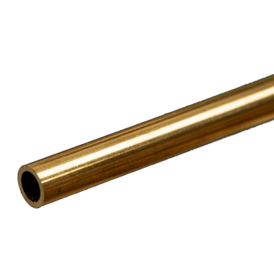 KSE8208 ROUND BRASS TUBE 7/32 .029 WALL X 12" *1
