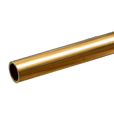 KSE8211 ROUND BRASS TUBE 5/16 OD .029 WALLx 12" *5