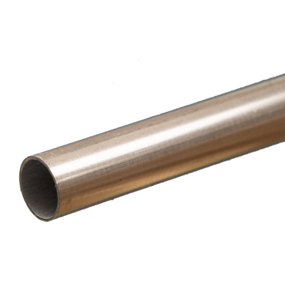 KSE9809 ROUND ALUM.TUBE10mm ODx.45mm wall 1pk *3