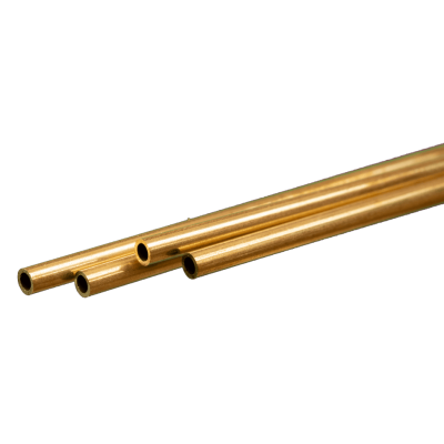 KSE9821 RND BRASS TUBE3mm ODx.45mm wall 4/pk *3