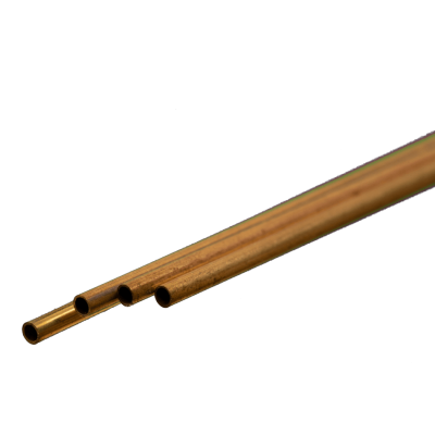 KSE9833 THN BRASS TUBE2.5mmODx.225mm wall, 3pk *3