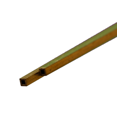 KSE9850 SQ BRASS TUBE 2x2x.45mm wall, 2pk *3