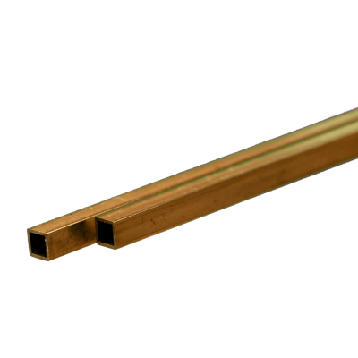 KSE9852 SQ BRASS TUBE 4x4x45mm wall 2/pk *3