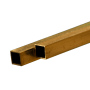 KSE9854 SQ BRASS TUBE 6mmx6mmx.45mm wall, 2/pk *3