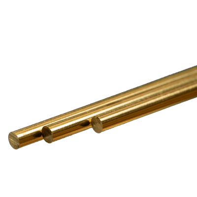 KSE9867 ROUND BRASS ROD 4mm, 3/pk *3