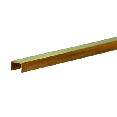 KSE9886 3/16 BRASS CHANNEL--300mm long *5