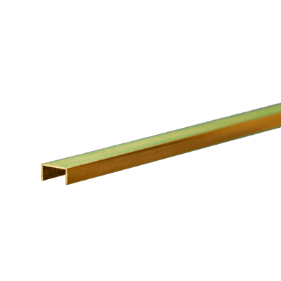 KSE9887 1/4 BRASS CHANNEL--300mm long *5
