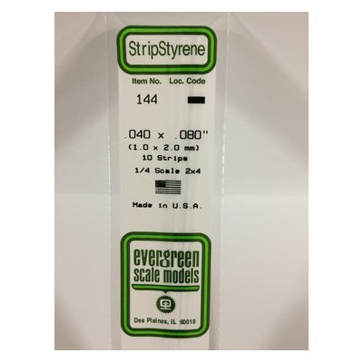 EVG144 .040 x .080 STRIPS 10/pk *5