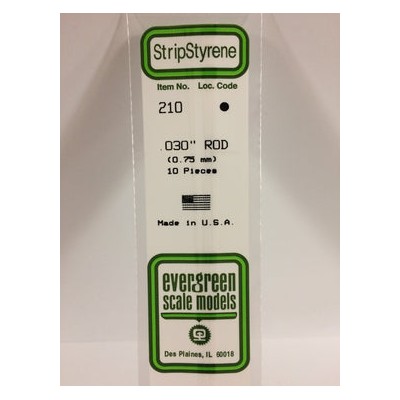 EVG210 .030" ROD 10/pk *5
