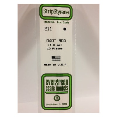 EVG211 .040" ROD 10/pk *5