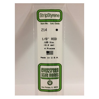 EVG214 .125" ROD 1/82.65" 4/pk *5