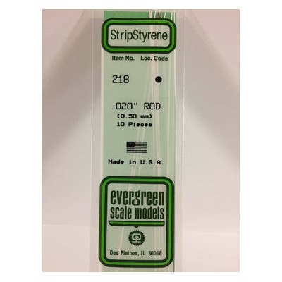 EVG218 .020" ROD 10/pk *5