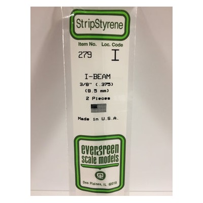EVG279 .375" (3/8") I-BEAM 2/pk *5