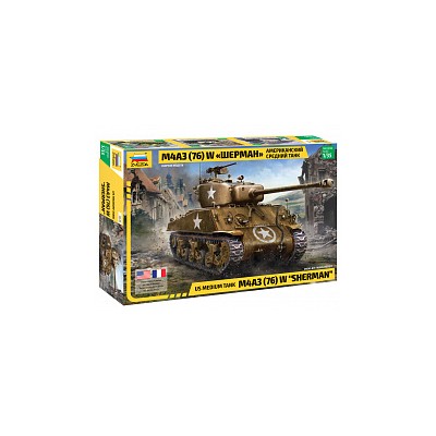 ZVD3676 M4 A3 (76mm) SHERMAN TANK 1/35