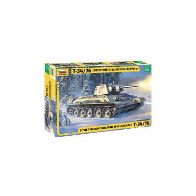 ZVD3689 T-34/76 MOD 1943 URALMASH 1/35