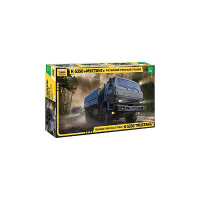 ZVD3697 KAMAZ TRUCK 3-AXLE 1/35