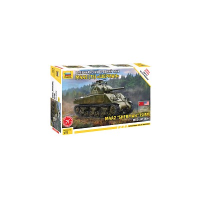 ZVD5063 M4 A2 (75mm) SHERMAN MEDIUM TANK 1/48