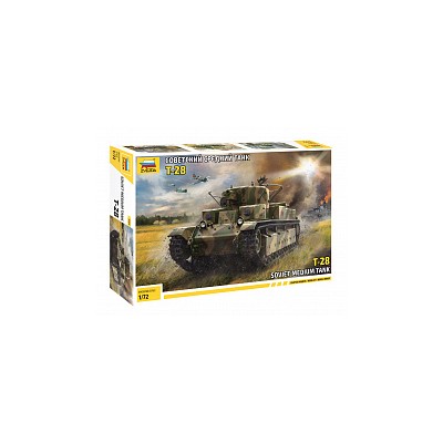 ZVD5064 T-28 SOVIET TANK 1/48