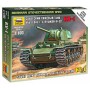 ZVD6190 KV-1/W F-32 GUN SOV WW11 HEAVY TK 1/100