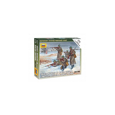 ZVD6197 SOVIET INF, winter uniform, ) WWII, 1/72