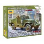 ZVD6273 SOVIET M-3 SCOUT CAR w machine gun, 1/100
