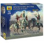 ZVD6818 FRENCH DRAGOONS COMM. GROUP 1/72