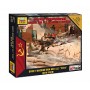 ZVD7411 SOV MACH GUN"UTES"W/CREW MOD 1/72 *