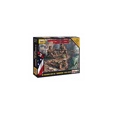 ZVD7414 AMER.MACH.GUN"BROWNING"W/CREW 1/72