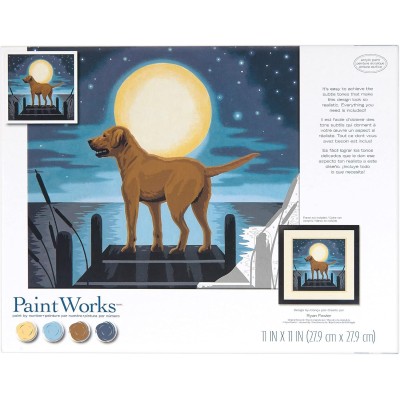 DIM91857 MOONRISE DOG, 11x14