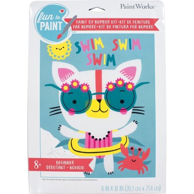 DIM91849 SWIM CAT, 8x10