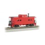 BAC16806 HO NORTHEAST STEEL CABOOSE-PAIINTED, UNLETTERED-RED