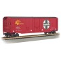 BAC18016 HO 50' PLUG-DOOR BOX CAR-SANTE FE 152086
