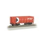 BAC18602 HO 55 TON 2-BAY USRA OUTSIDE-BRACED HOPPER W/REM.COAL LOAD-CP RAIL 375514