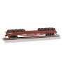 BAC18938 HO 52' WHEEL FLATCAR w wheel load-CN 49435