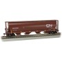 BAC19103 HO CDN 4-BAY CYL.GRAIN HOPPER-CN 877375,oxide red