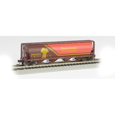BAC19153 N CAN. 4-BAY CYL.GRAIN HOPPER-Sask Wheat