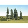 BAC32004 HO SCALE TREES-5"-6"SPRUCE TREES(6)...